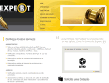 Tablet Screenshot of expertmarcasepatentes.com.br